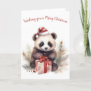 Search for panda christmas cards Cute