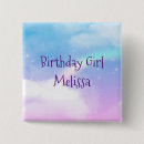 Search for birthday square badges Pink