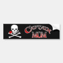 Search for captain bumper stickers Skull