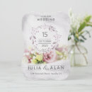 Search for elegant modern floral wedding invitations Pink