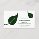 Search for green and black business cards Gardening