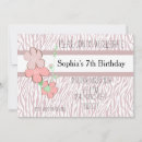 Search for zebra print and pink invitations For kids