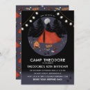 Search for campfire birthday invitations Adventure