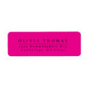 Search for black modern return address labels Elegant