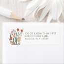 Search for orange daisy labels Boho