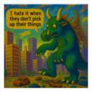 Search for funny monster posters Kaiju