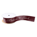Search for wedding ribbon Burgundy