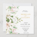 Search for pink and ivory wedding invitations Botanical