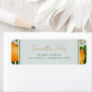 Search for citrus return address labels Citrus baby shower