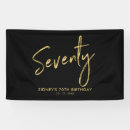 Search for 70th birthday banners Simple