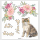 Search for cat with flowers stickers Girl