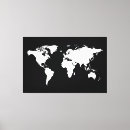 Search for world map canvas prints Geography