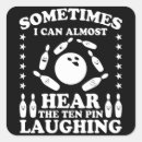 Search for funny bowling stickers Strike