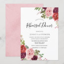 Search for blush rehearsal dinner invitations Pink