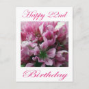 Search for 22nd postcards Birthday