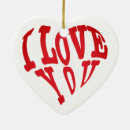 Search for i love you christmas tree decorations Heart