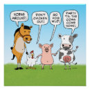 Search for cow and chicken posters Horse