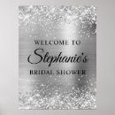 Search for faux silver posters Bridal shower