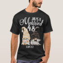 Search for 48 wedding anniversary tshirts Married