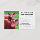 Search for ranch business cards Cow
