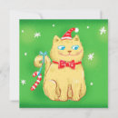 Search for vintage cat christmas cards Cute kitten