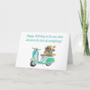 Search for scooter birthday cards Illustration