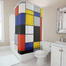 Search for mondrian shower curtains Composition