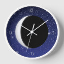 Search for crescent moon clocks Stars