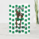 Search for happy st patricks day cards Clover