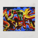 Search for graffitis postcards Blue