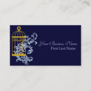 Search for caged business cards Bird