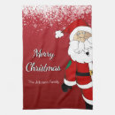 Search for santa claus tea towels Snowflakes