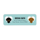 Search for two dogs return address labels Dachshund