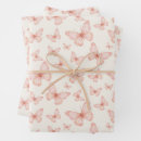Search for butterflies wrapping paper Watercolour