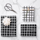 Search for grid wrapping paper Birthday