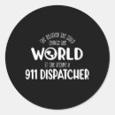 Search for 911 dispatchers stickers Police