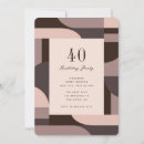 Search for retro 40th birthday invitations Vintage