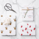 Search for from santa wrapping paper White