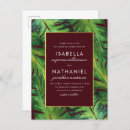 Search for burgundy and green wedding invitations Couple