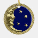 Search for gold moons christmas tree decorations Crescent moon