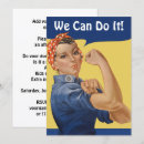 Search for we can do it invitations World war ii