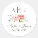 Search for 3 initials stickers Floral