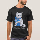 Search for blue cat tshirts Awareness