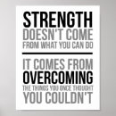 Search for strength posters Minimalist