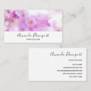 Search for cherry blossoms business cards Pink