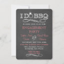 Search for chalkboard engagement party invitations I do bbq