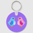 Search for retro cartoon key rings Blue