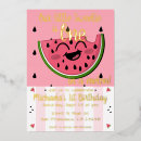 Search for watermelon seeds invitations One in a melon