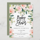 Search for modern greenery baby shower invitations Summer