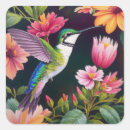 Search for colourful hummingbird stickers Flowers